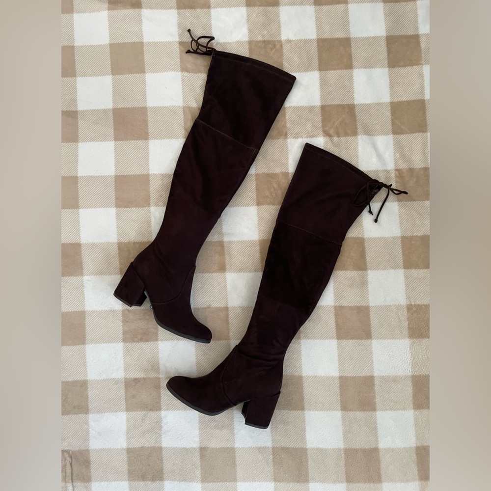 NEW Unisa Women’s Dark Brown Over-the-Knee Boots New with Box Size 7.5 M